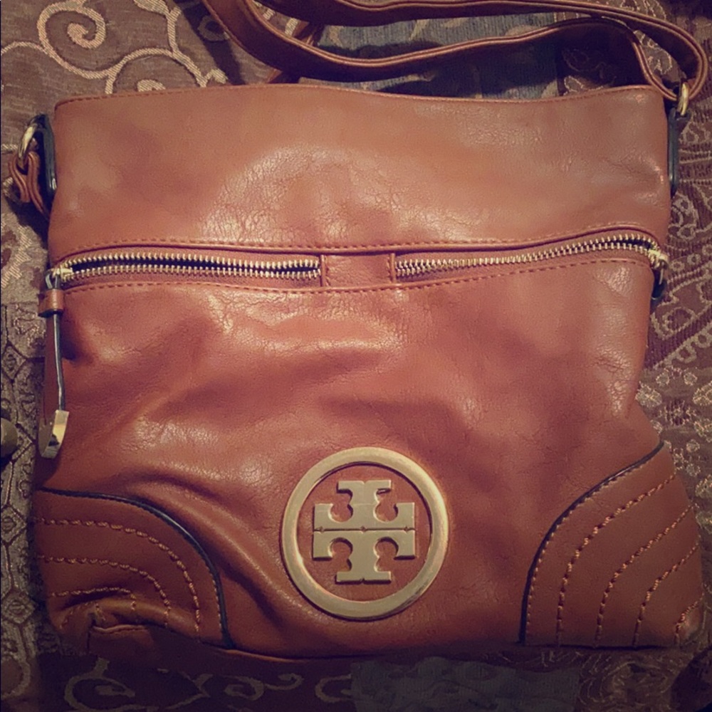 Slightly used brown purse